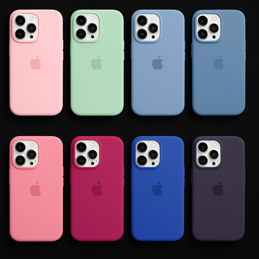 Funda de Silicón Premium para iPhone 12 / 12 Pro / 12 Pro Max / 13 / 13 Pro / 13 Pro Max